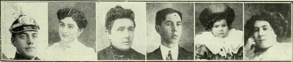 An illustration from Caras y caretas, 1898, leaf 258
