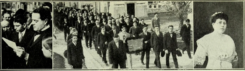An illustration from Caras y caretas, 1898, leaf 260
