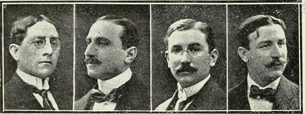 An illustration from Caras y caretas, 1898, leaf 261