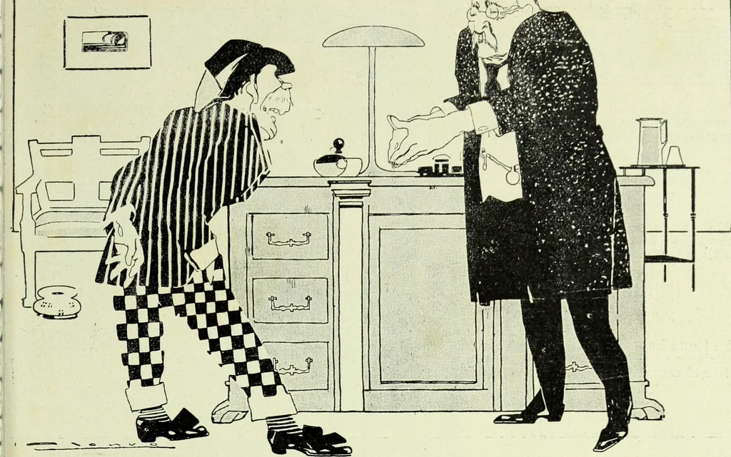 An illustration from Caras y caretas, 1898, leaf 264