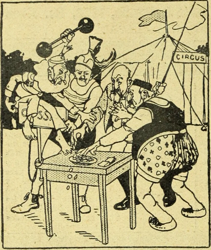 An illustration from Caras y caretas, 1898, leaf 301
