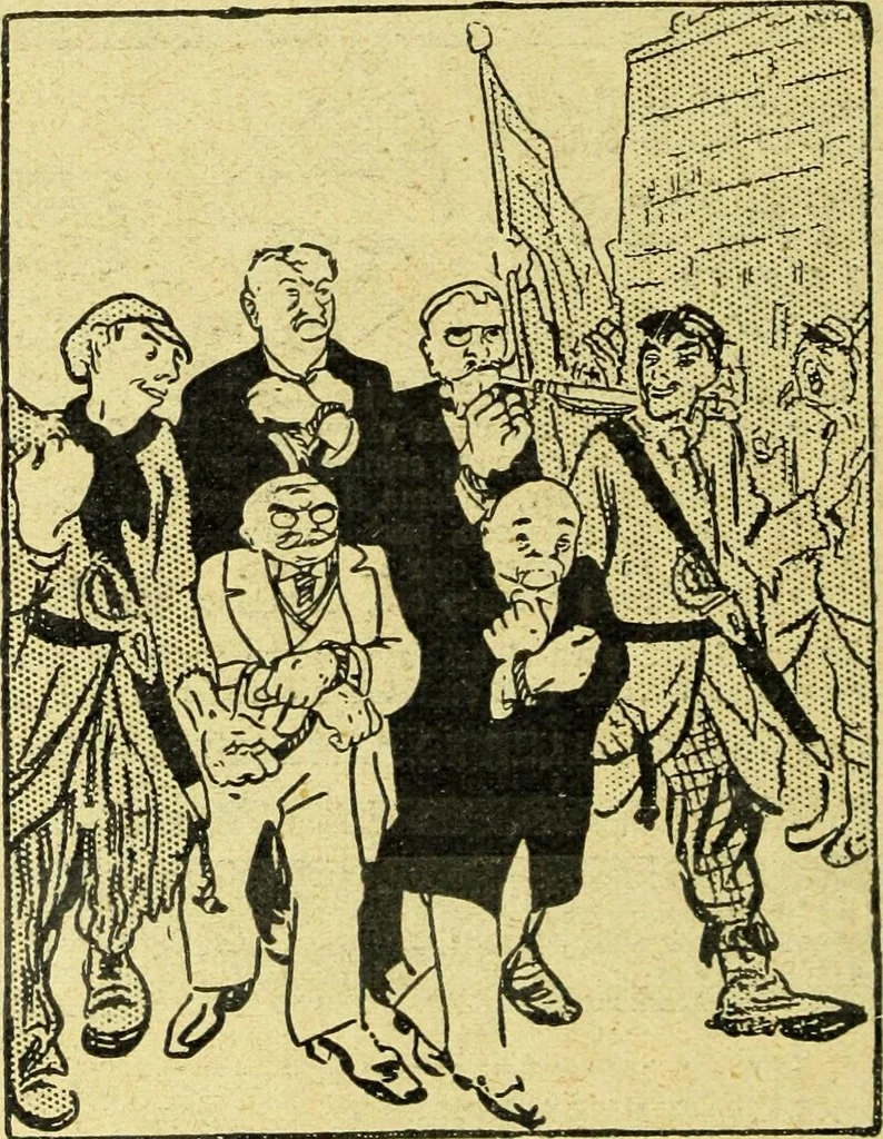 An illustration from Caras y caretas, 1898, leaf 301
