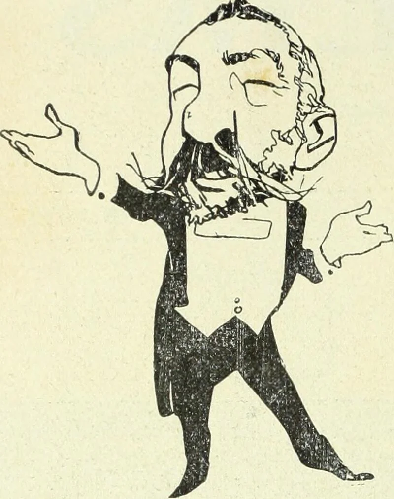 An illustration from Caras y caretas, 1898, leaf 365