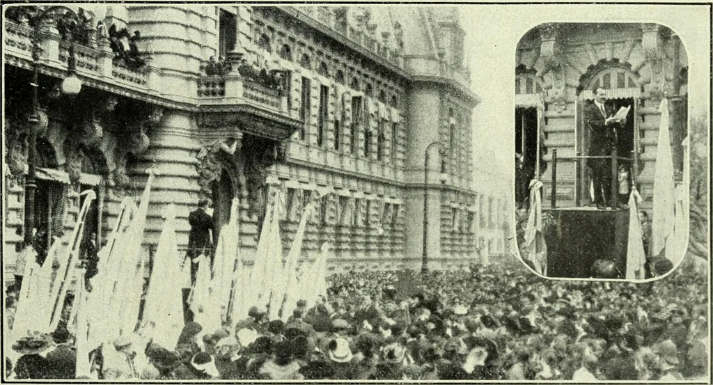 An illustration from Caras y caretas, 1898, leaf 368