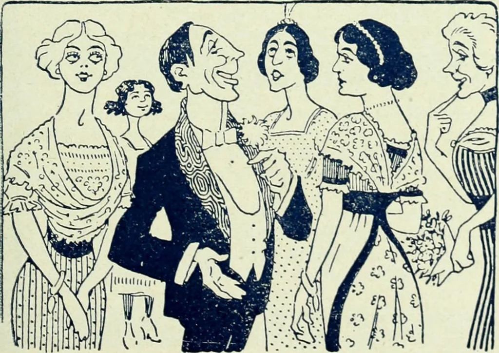 An illustration from Caras y caretas, 1898, leaf 392