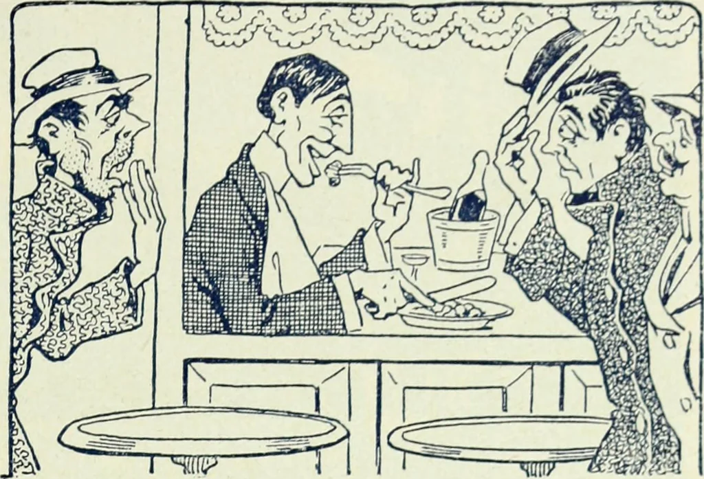 An illustration from Caras y caretas, 1898, leaf 392