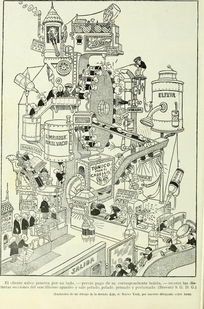 An illustration from Caras y caretas, 1898, leaf 401