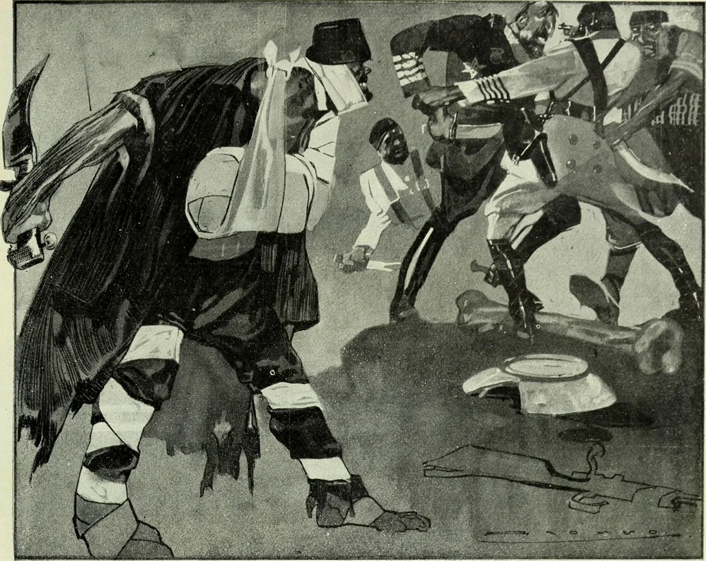 An illustration from Caras y caretas, 1898, leaf 404