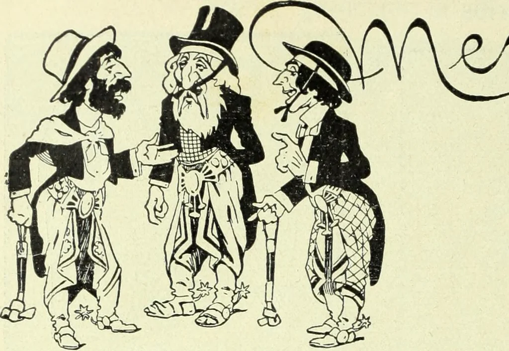 An illustration from Caras y caretas, 1898, leaf 407
