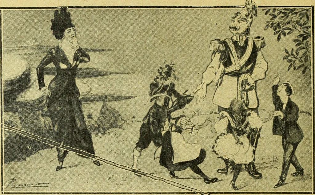 An illustration from Caras y caretas, 1898, leaf 443