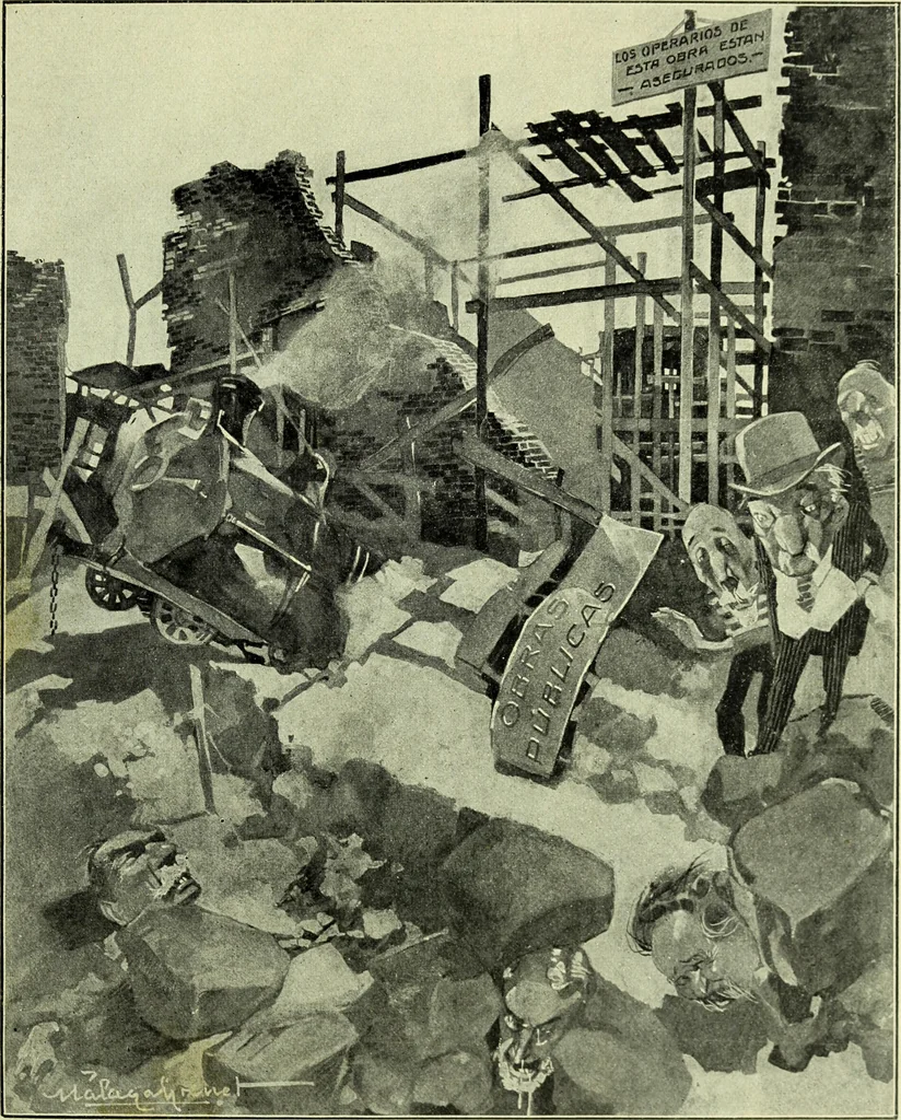 An illustration from Caras y caretas, 1898, leaf 506
