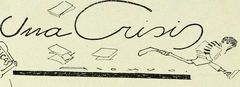 An illustration from Caras y caretas, 1898, leaf 507