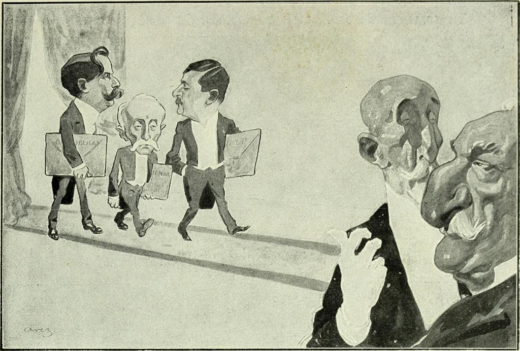 An illustration from Caras y caretas, 1898, leaf 546