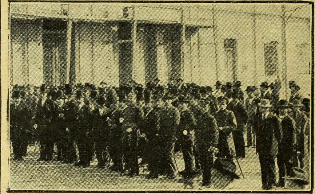 An illustration from Caras y caretas, 1898, leaf 579