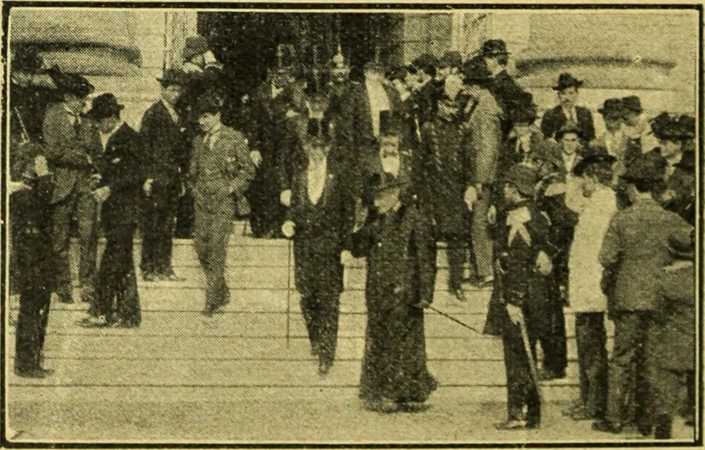 An illustration from Caras y caretas, 1898, leaf 579
