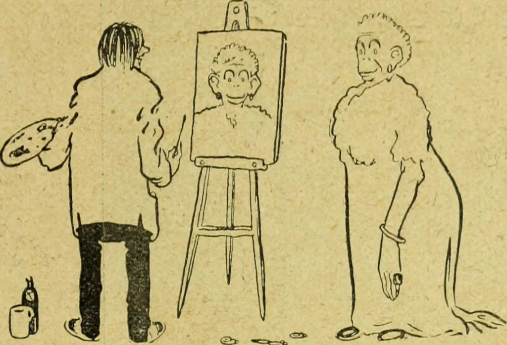 An illustration from Caras y caretas, 1898, leaf 592