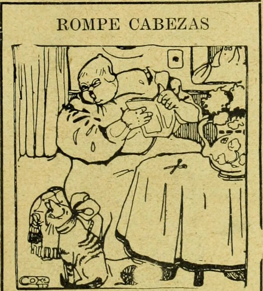 An illustration from Caras y caretas, 1898, leaf 592