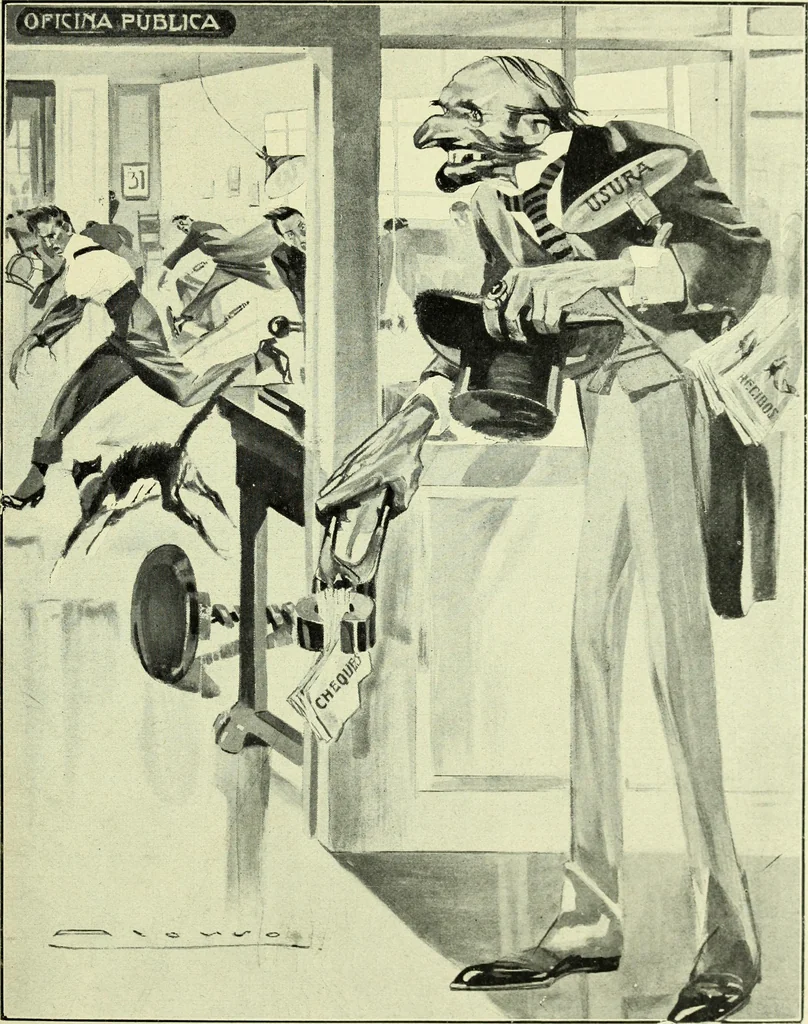 An illustration from Caras y caretas, 1898, leaf 648