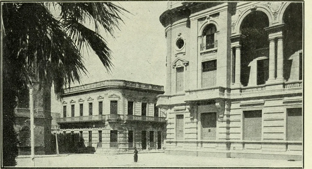 An illustration from Caras y caretas, 1898, leaf 654