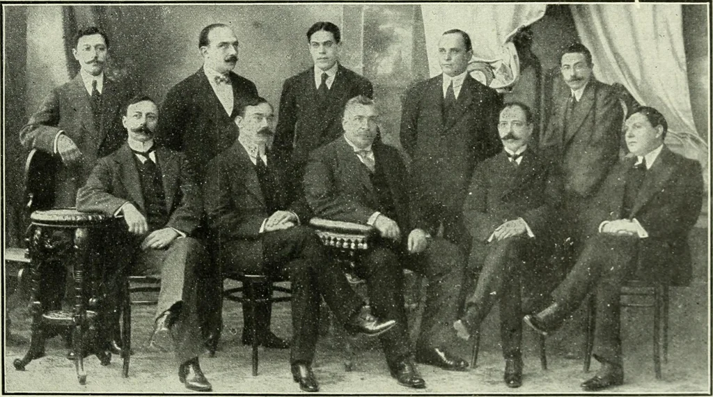 An illustration from Caras y caretas, 1898, leaf 654