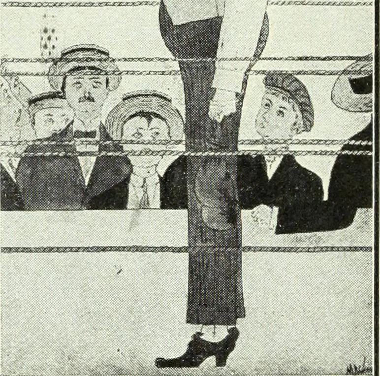 An illustration from Caras y caretas, 1898, leaf 657