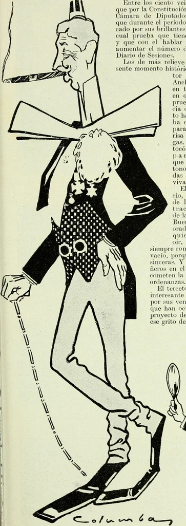 An illustration from Caras y caretas, 1898, leaf 660