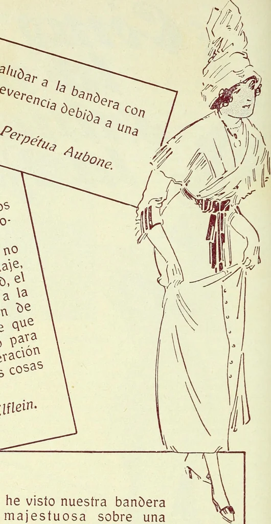 An illustration from Caras y caretas, 1898, leaf 67