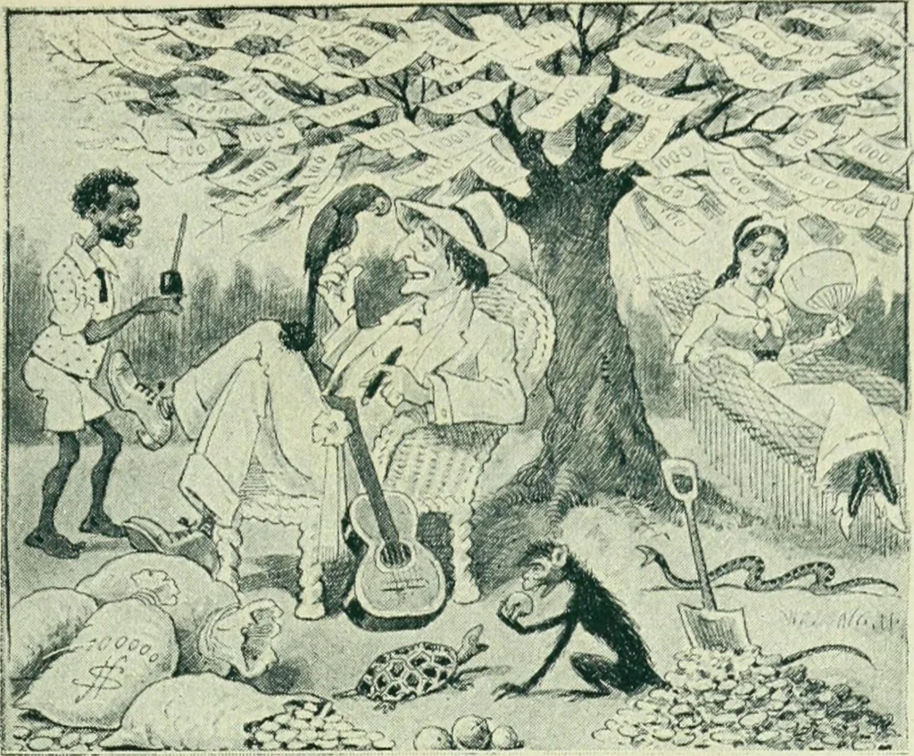 An illustration from Caras y caretas, 1898, leaf 678