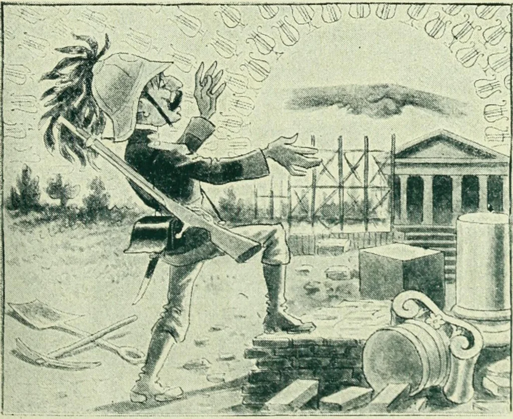 An illustration from Caras y caretas, 1898, leaf 678