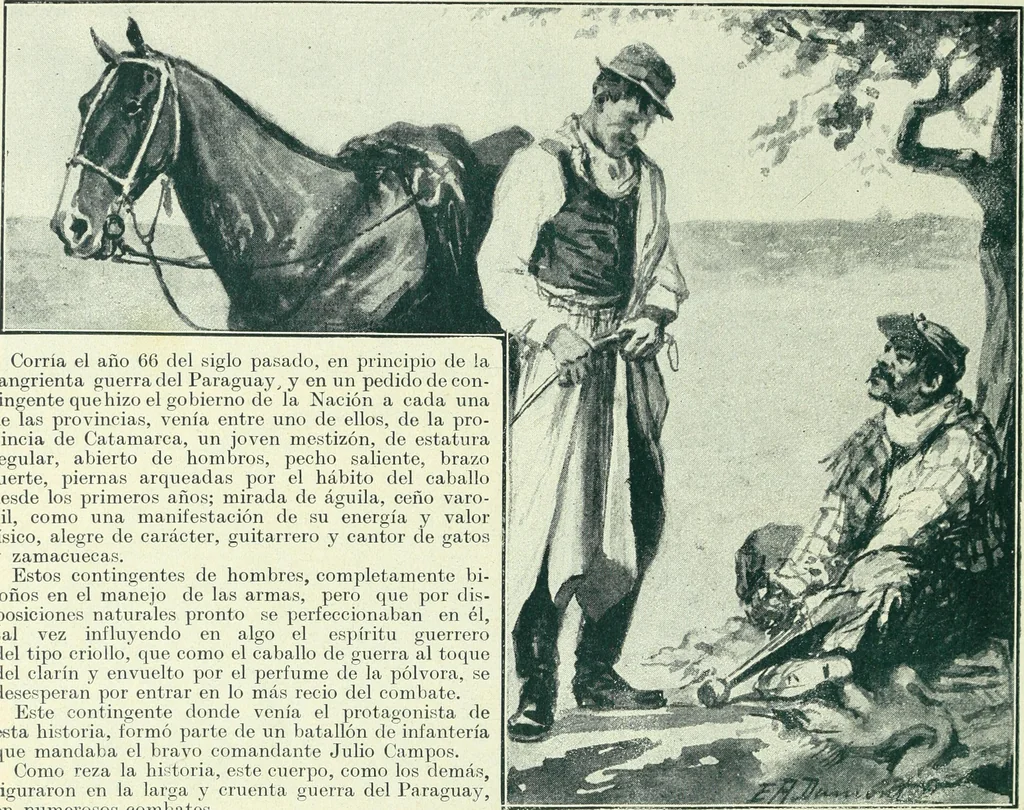 An illustration from Caras y caretas, 1898, leaf 679