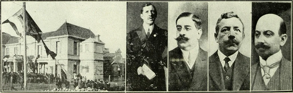 An illustration from Caras y caretas, 1898, leaf 689