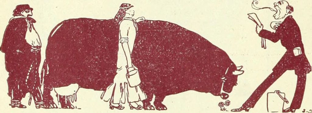 An illustration from Caras y caretas, 1898, leaf 69