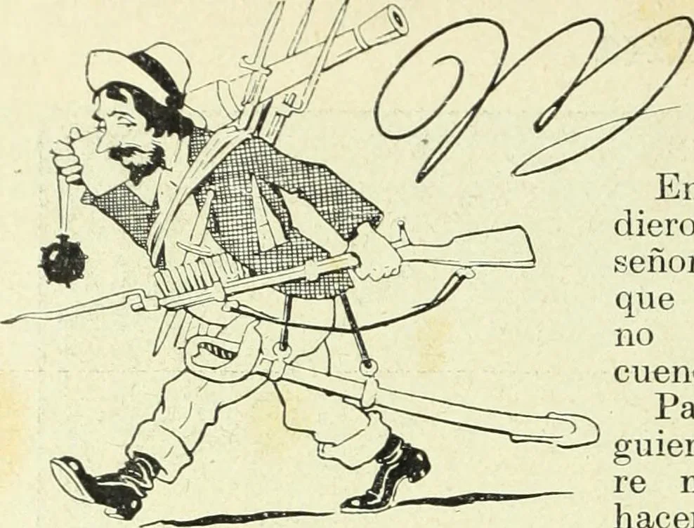 An illustration from Caras y caretas, 1898, leaf 691