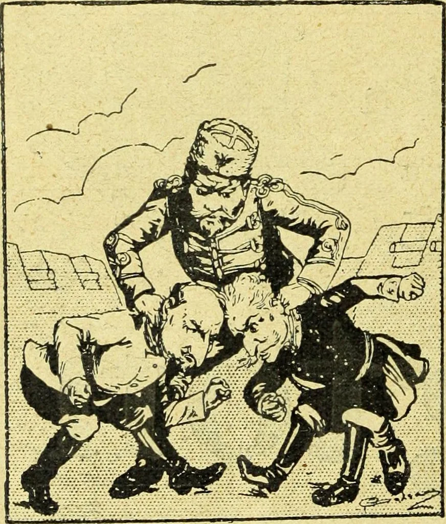 An illustration from Caras y caretas, 1898, leaf 727