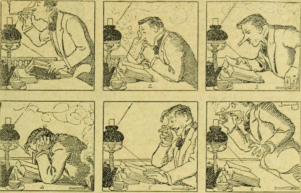 An illustration from Caras y caretas, 1898, leaf 734