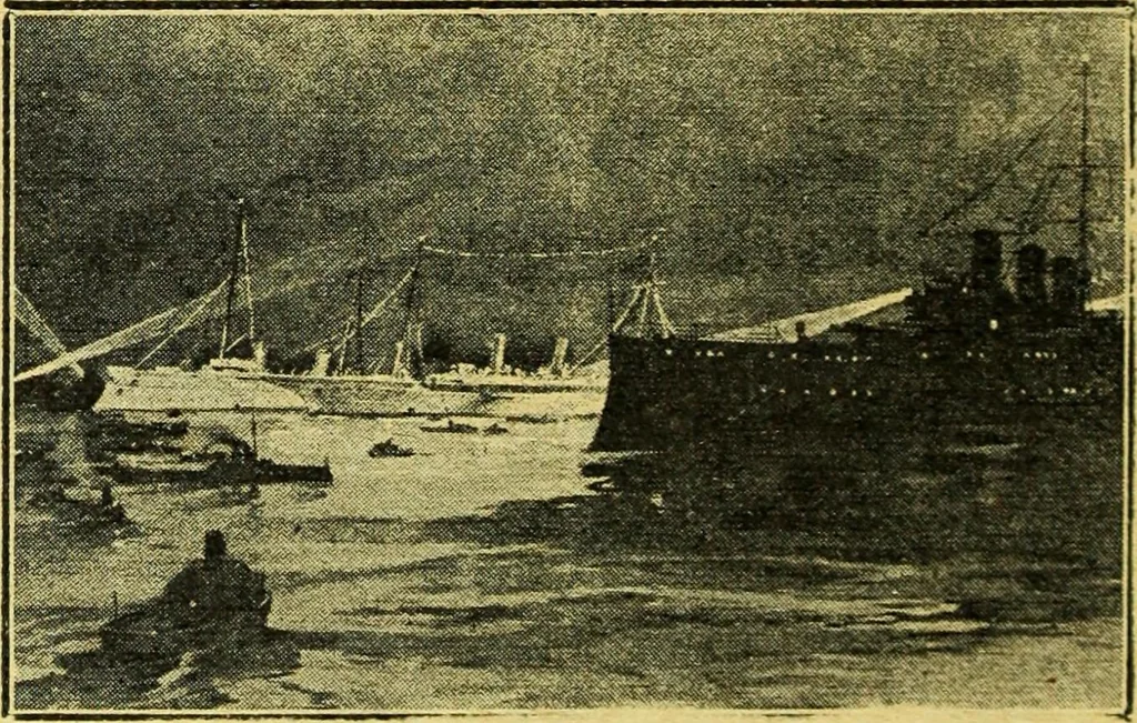 An illustration from Caras y caretas, 1898, leaf 751