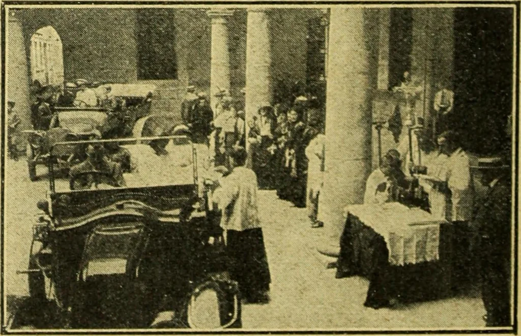 An illustration from Caras y caretas, 1898, leaf 757