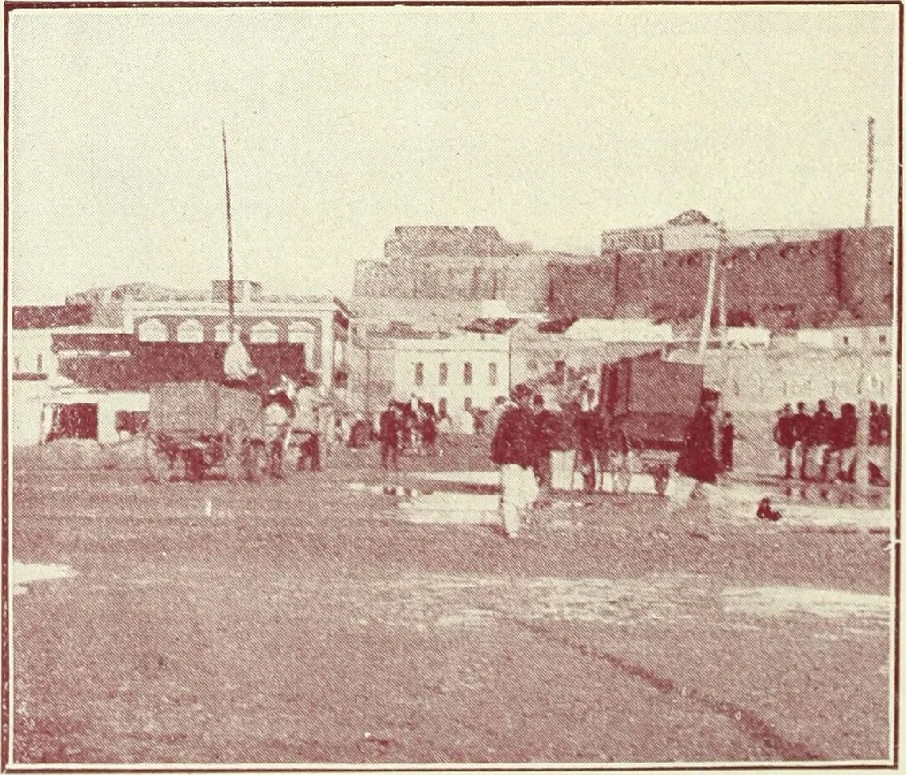 An illustration from Caras y caretas, 1898, leaf 77