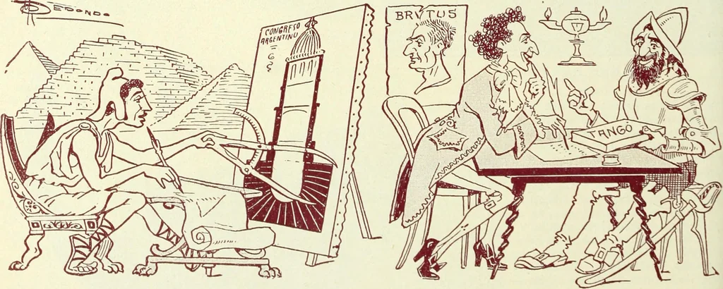 An illustration from Caras y caretas, 1898, leaf 79