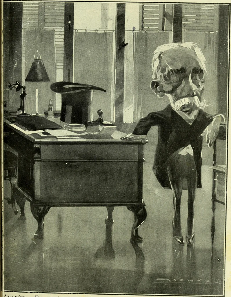 An illustration from Caras y caretas, 1898, leaf 790