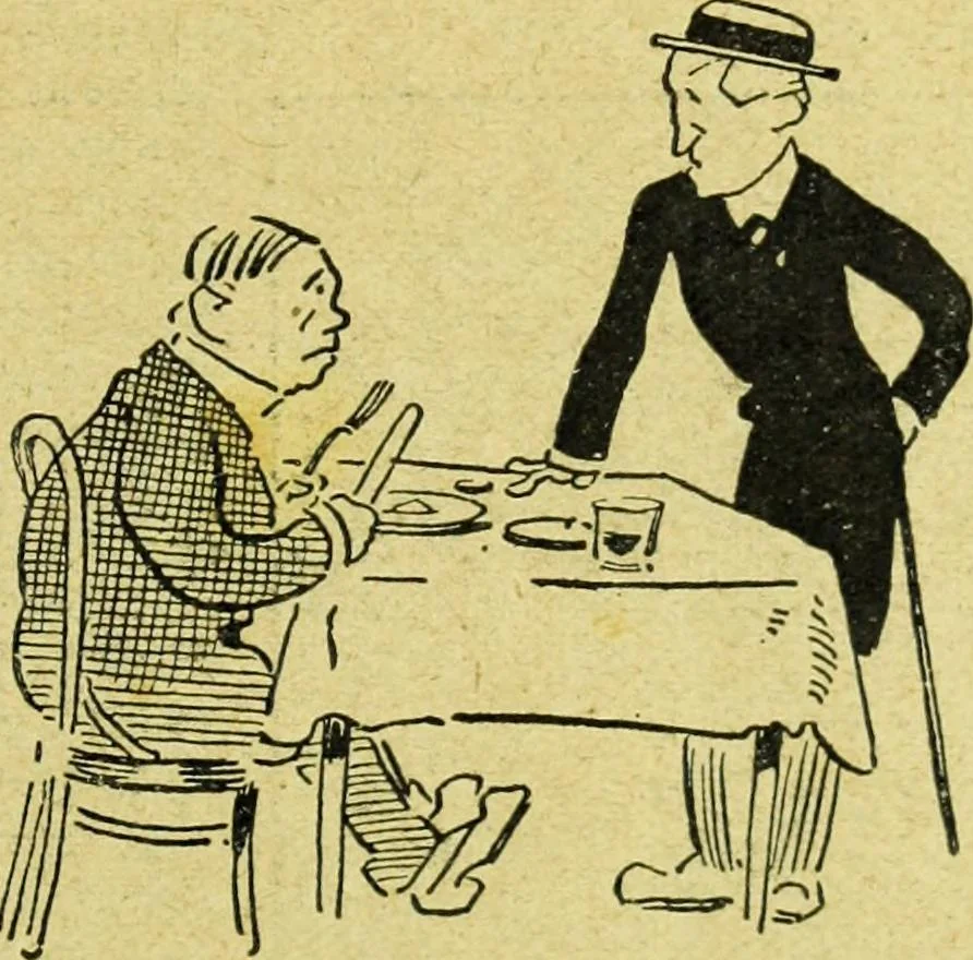 An illustration from Caras y caretas, 1898, leaf 8