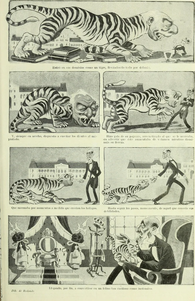An illustration from Caras y caretas, 1898, leaf 800