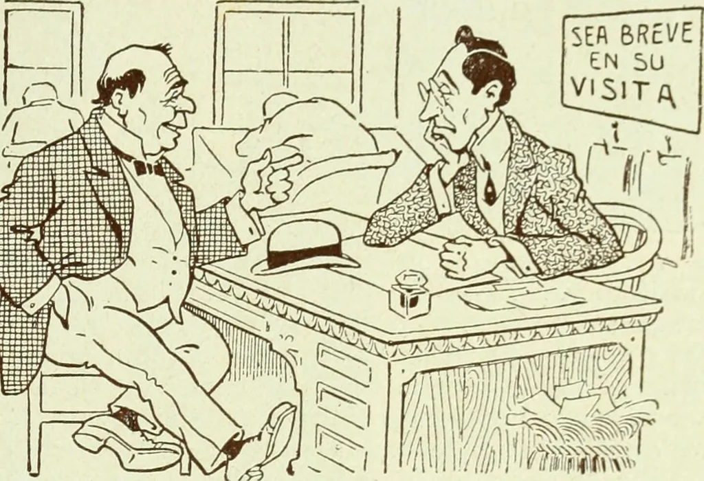 An illustration from Caras y caretas, 1898, leaf 818