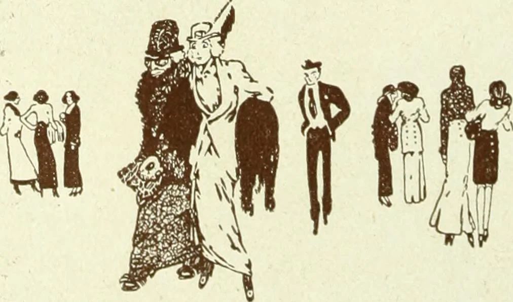 An illustration from Caras y caretas, 1898, leaf 821
