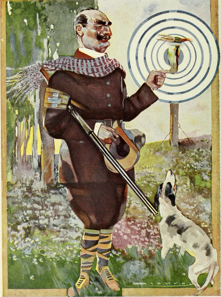 An illustration from Caras y caretas, 1898, leaf 83