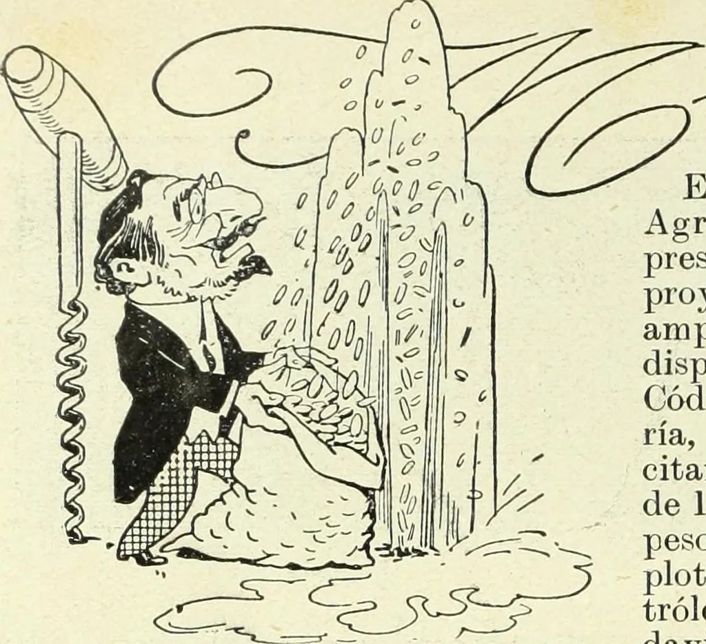 An illustration from Caras y caretas, 1898, leaf 833