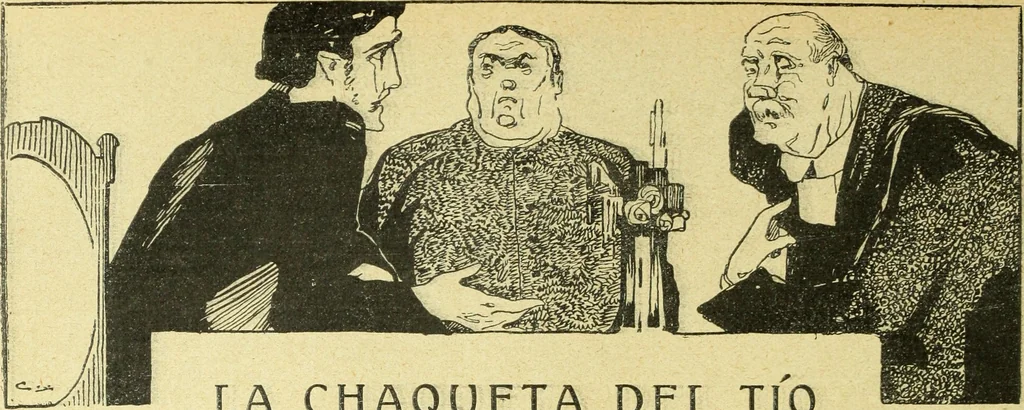 An illustration from Caras y caretas, 1898, leaf 835