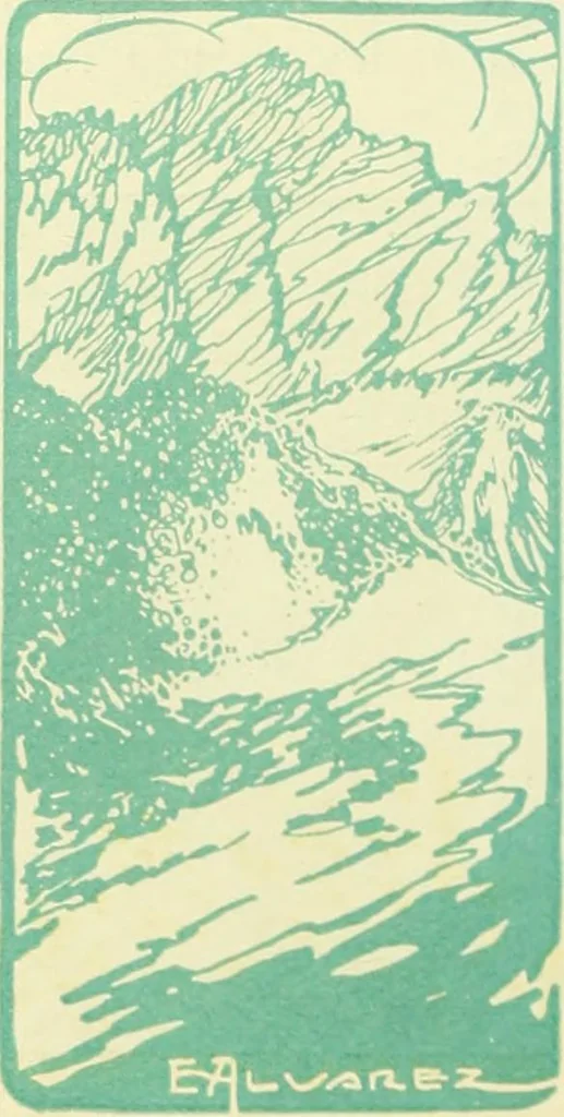 An illustration from Caras y caretas, 1898, leaf 87