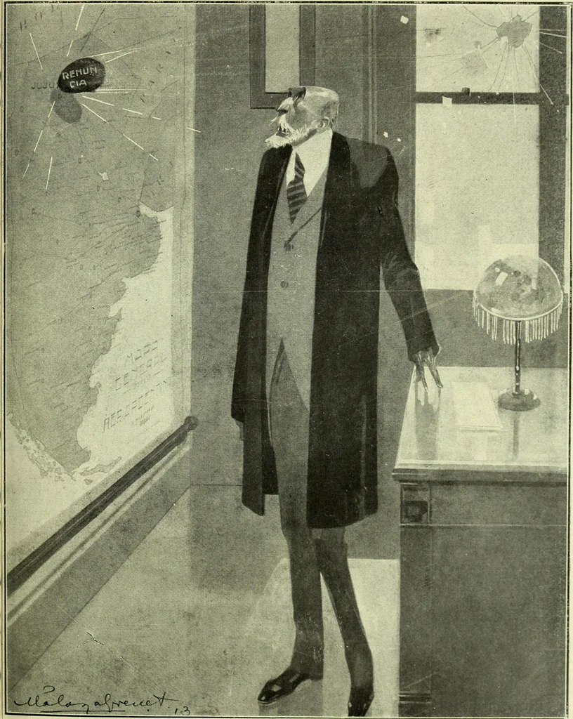 An illustration from Caras y caretas, 1898, leaf 916