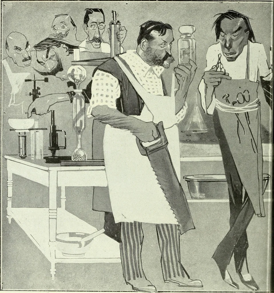 An illustration from Caras y caretas, 1898, leaf 923